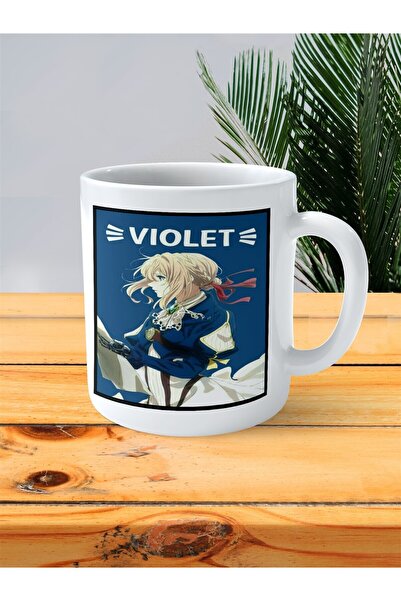 ART HEDİYE كوب كوب مطبوع بنفسجي Evergarden موديل 24