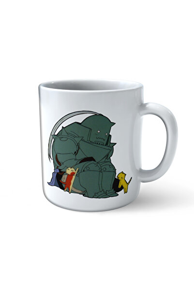 ART HEDİYE كوب مطبوع عليه Fullmetal Alchemist Brotherhood Alphonse Erlic متعب