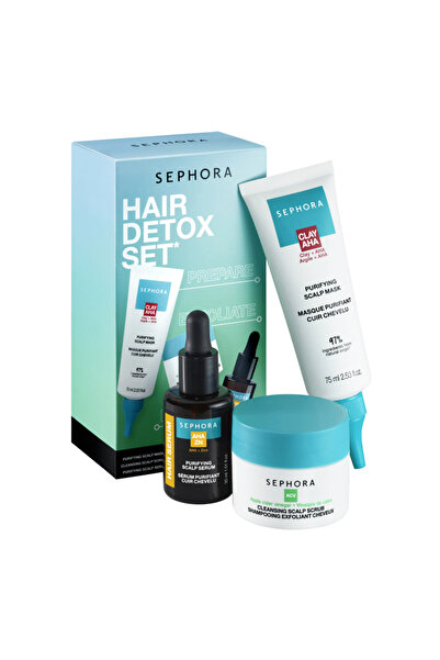 SEPHORA Arındırıcı ve Detoks Kiti - Saç Bakım Kiti, Yağ Dengeleyici & Canland...