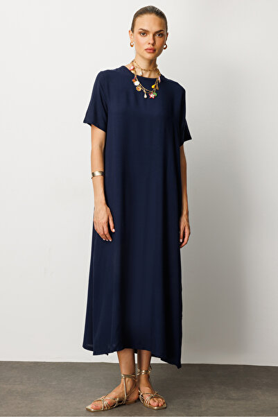 Versla Viscose midi t-shirt dress