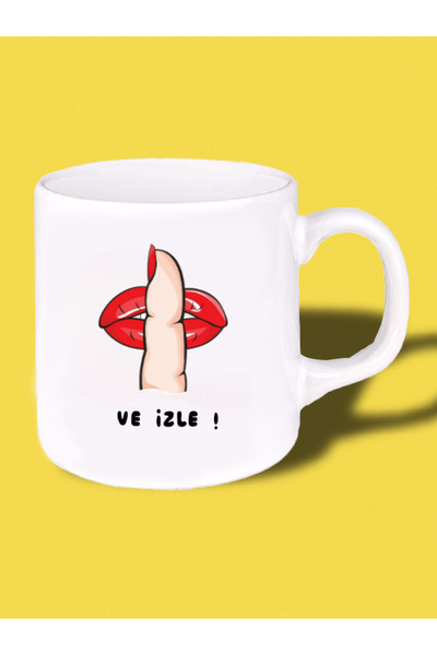 ART HEDİYE كوب مطبوع عليه صوت وساعة