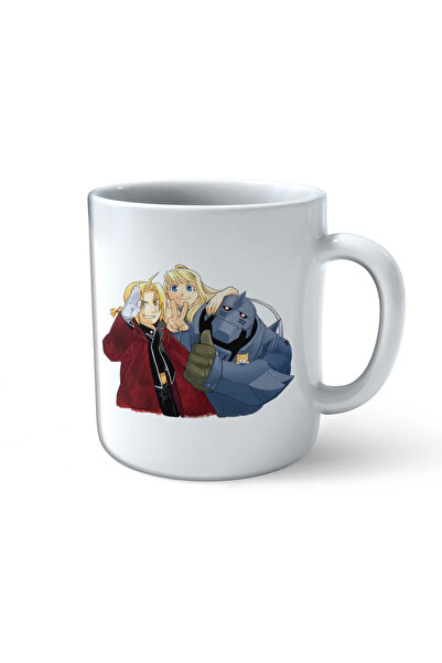 ART HEDİYE كوب مطبوع عليه Fullmetal Alchemist Brotherhood من Alphonse Erlic E...