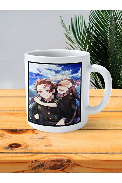 ART HEDİYE كوب مطبوع عليه Demon Slayer Kimetsu no Yaiba موديل 3