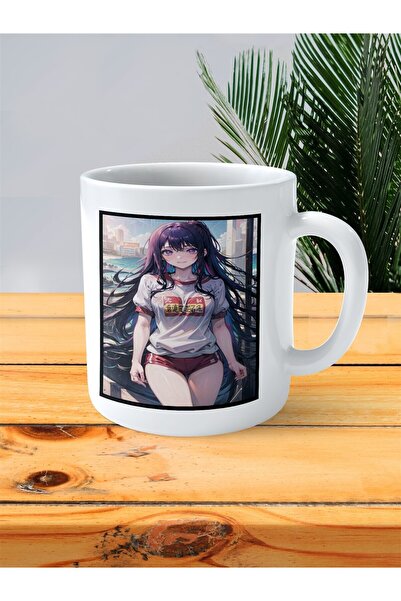 ART HEDİYE Oshi no Ko printed cup Ai Hoshino tshirt