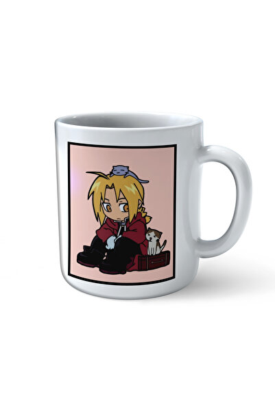 ART HEDİYE كوب مطبوع عليه Fullmetal Alchemist Brotherhood Edward Erlic Steel ...