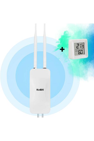 D&K WONDER D&K® 1200Mbps WiFi Signal Amplifier, Dual Band 2.4/5.8GHz Repeater, 150m Coverage