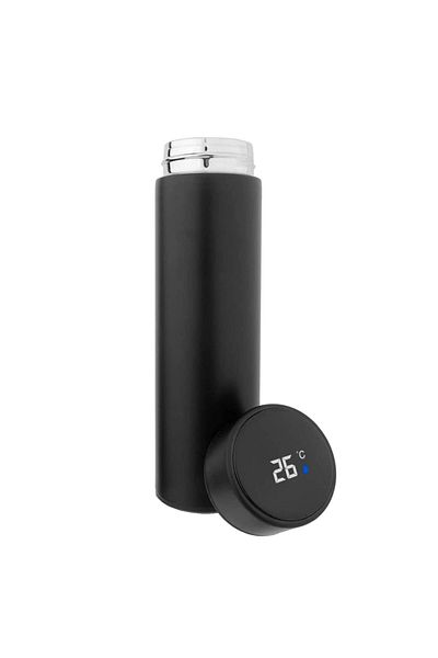 OEM Thermos LED, TopGearWorld, Inox, 500ml, Black