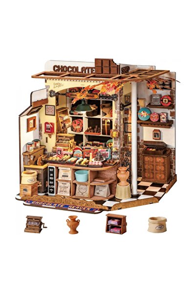 Rolife 3D παζλ, DIY σπίτι, το σοκολατένιο σπίτι του Χένρι, 330 κομμάτια