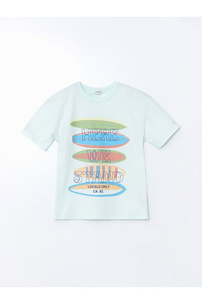 LC Waikiki Lcw Crew Neck Boys T-Shirt and Shorts Fashion