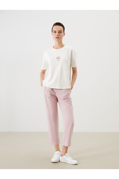 LC Waikiki Νέα σεζόν Crew Neck Printed Γυναικείο Tisort - S5PU46Z8