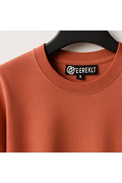 Solvia Officiall Ανδρικό ροζ μπλουζάκι με oversized νήματα Basic και καθημερινό ντύσιμο Άνετο σιδερώματος