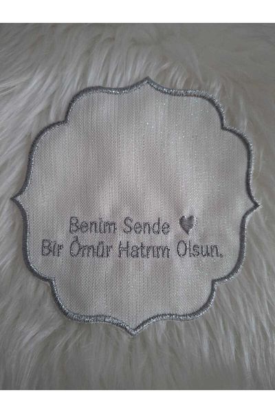 ebrinaatölye Isteme Groom Coffee Presentation Napkin Silver