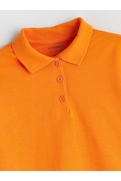 LC Waikiki Tricou pentru fete cu mânecă lungă cu guler polo