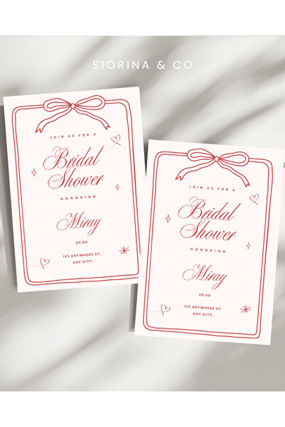 Siorina Events -5 Adet Doğum Günü, Birthday, Bride, Bridal Shower, Bacheloret...