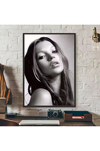 512 STORE Kate Moss 1974 Estetik Moda İkon Duvar Dekor Modern Çerçevesiz Poster