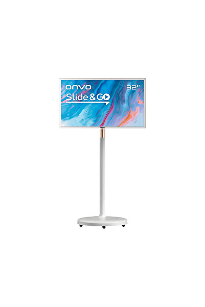 ONVO 32OVM6000 32'' 82 Ekran Slide&Go Hareketli Dokunmatik Taşınabilir Android 13 Smart LED Ekran