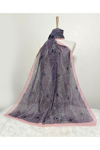 istanbul prensesleri Patterned Chiffon Shawl 185 X 70 cm