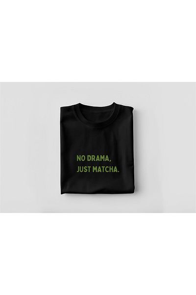 YEACHY Women Matcha Drama Printed T-Shirt