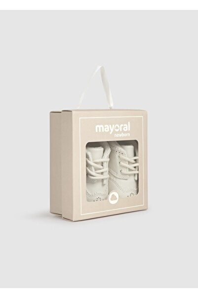 MAYORAL Newborn Erkek Bebek Patik Ayakkabı Krem