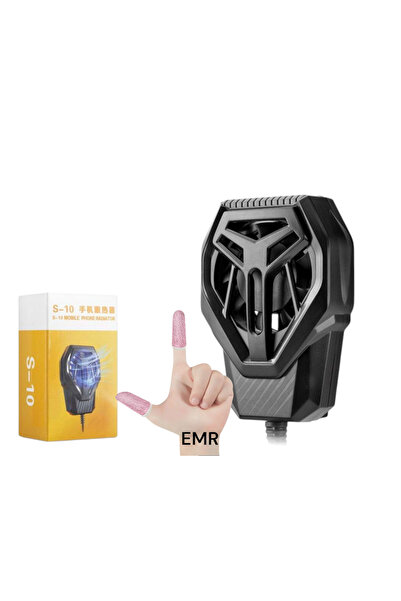 emrebilisim Telefon Soğutucu Fan Siyah Model: Boyut: 80MM × 50MM × 35MM Ağırl...