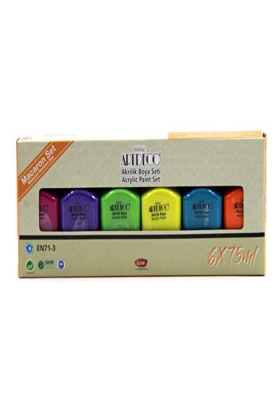 Nextpage Artdeco Akrilik Boya Seti 6*75 Ml Makaron Renkler