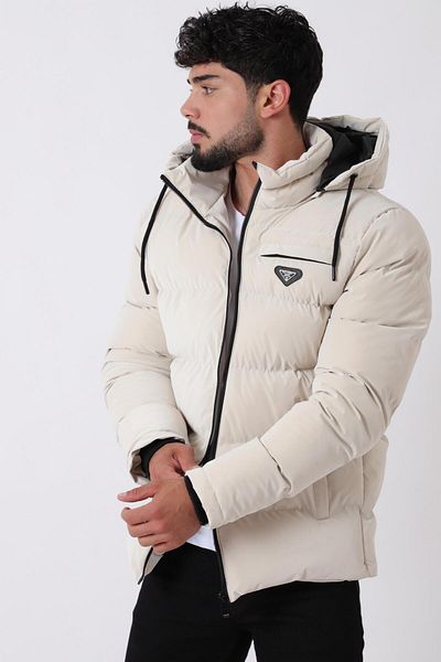 Stilkombin Pocket Zipper Emblem Nova Winter Inflatable Coat Pldp 2959-Nm_50451