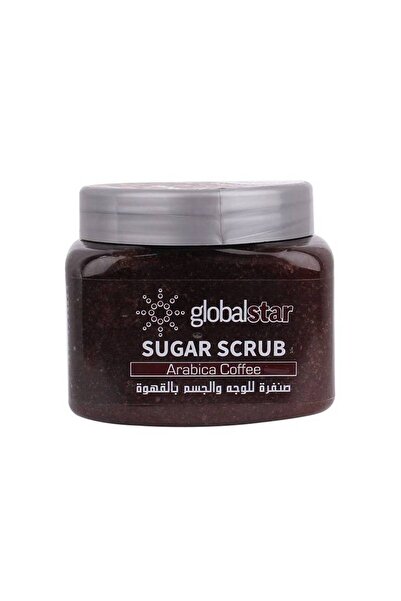 Star مقشر القهوة والسكر للوجه والجسم من جلوبال 600 مل