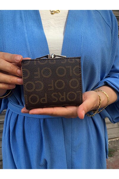 H&D COLLECTİON Много стилен малък портфейл с отделение за монети с заключване 8056