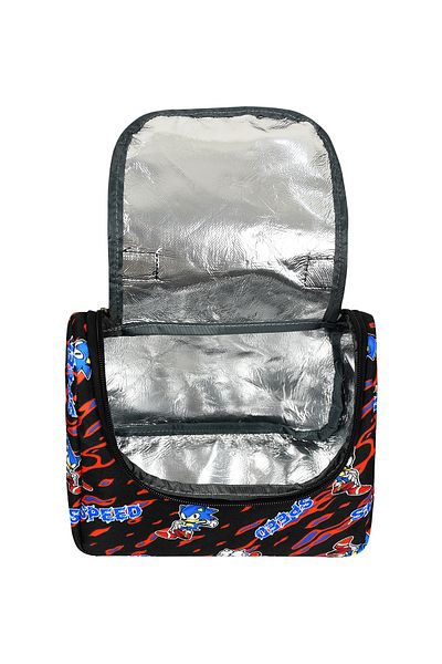 MASTER PACK Patterned 3-Piece Orthopedic School Bag Set School Bag Thermal Lunch Bag Pen Holder