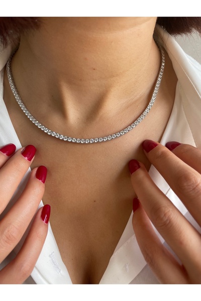 carrot silver 925 Ayar Gümüş Su Yolu Kolye-Hediye paketli