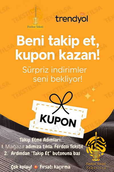 Tekstilsa Sunumluk Peçete, Kokteyl Peçetesi, Kahve Yanı Sunumluk, Bardak Altlığı 6 Adet Sunum Peçetesi GOLD