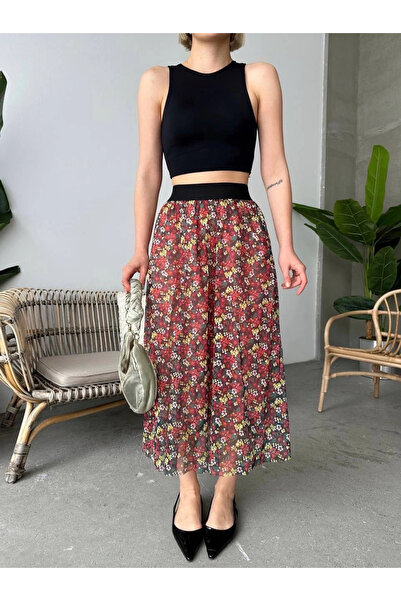 KAZAX Printed Lined Long Skirt – Affordable, Fast Shipping, Trending Product - Stylish Design
