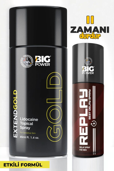 BİG POWER 45ml Geciktiricili Sprey ile 16ml Çözüm