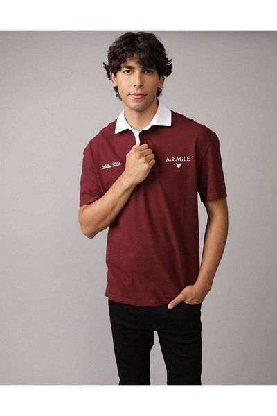 AMERICAN EAGLE AE Graphic Polo Shirt