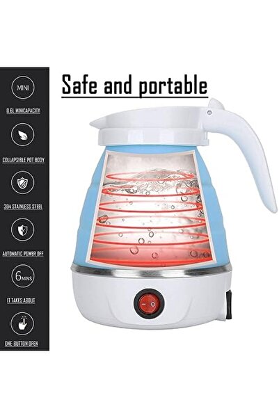 Twinkle Mart Travel Kettle Electric Small Foldable Portable Kettle