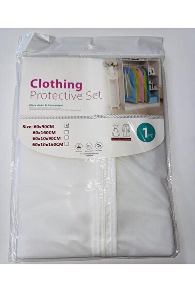 Generic This garment cover protects your clothes from dirt and dust.