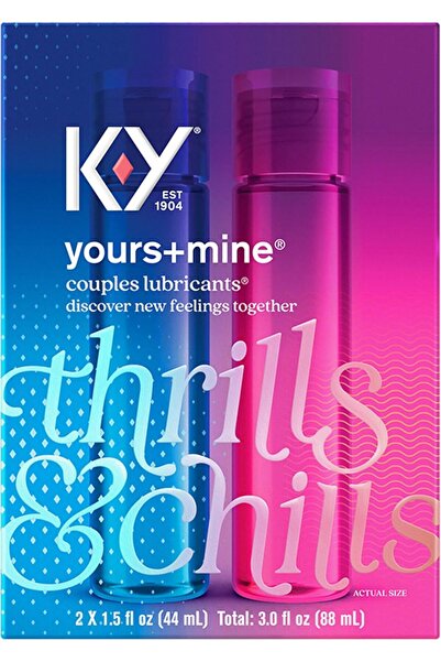 KY مُزلّق الأزواج من كي واي آند ماين، مُزلّق شخصي وجل حميمي شفاف، 3 أونصة سائلة