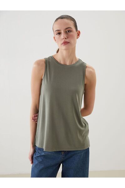 LC Waikiki Lcwaikiki Classic Green Crew Neck Women's Athlete