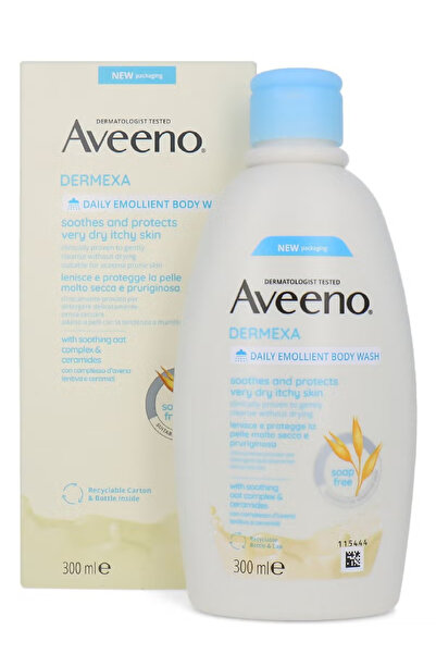 AVEENO غسول الجسم المرطب اليومي ديرميكسا - 300 مل