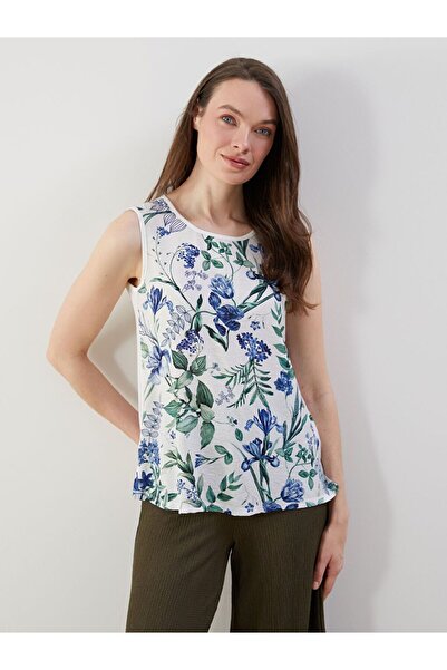 LC Waikiki Lcw Grace Crew Neck Floral Blouse