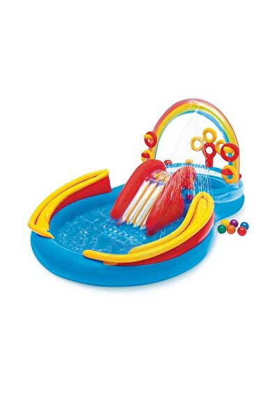 Intex Rainbow Ring Play Center Inflatable 297x193x135cm