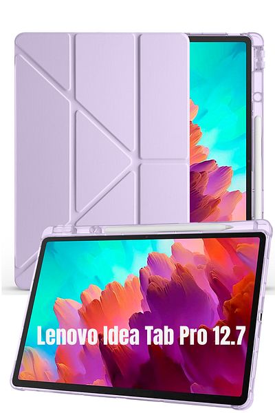 İncisoft حافظة متوافقة مع Lenovo Idea Tab Pro مقاس 12.7 بوصة TB373FU، غطاء ذكي مع حامل ووضع النوم مع حجرة للقلم