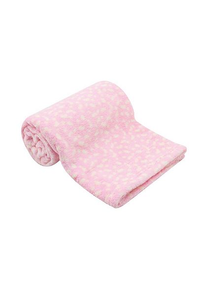 Mother's Choice Pink fleece blanket for babies - Mother's Choice