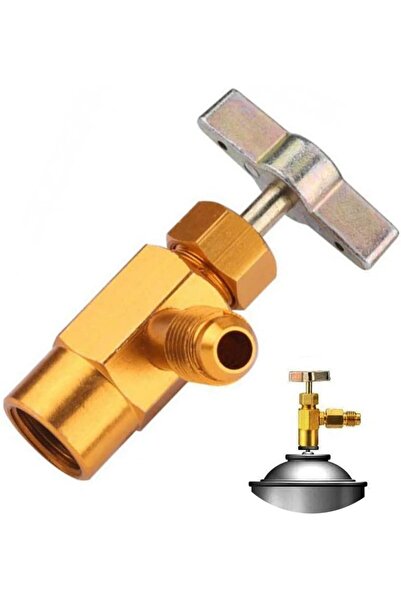 Ermiya Vana R134A soğutma sıvısı valfi 1/4 SAE-1/2 ACME adaptörü, klima siste...