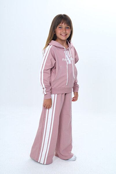 Jannock Σετ αθλητική φόρμα για κορίτσια από 100% βαμβάκι 2 κλωστών – Oversize, Hoodie, Kangaroo Pocket-308