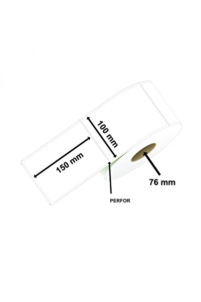 Flippy Rolă de etichete termice pentru AWB 100x150mm, 1000 etichete/rolă