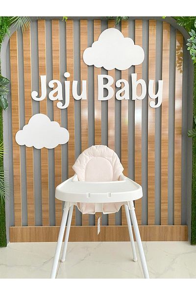 Jaju Baby Salmon Color High Chair Cushion
