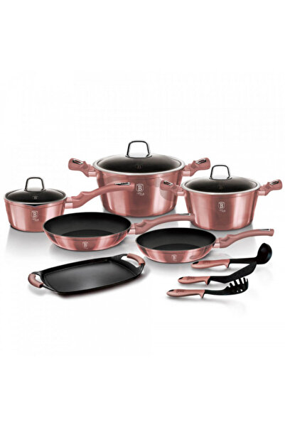 Berlinger Haus Set oale și tigăi (14 piese) I-Rose Collection BerlingerHaus B...