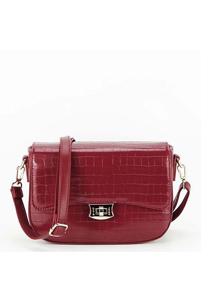 David Jones Paris small bag 7002-1 14 Burgundy