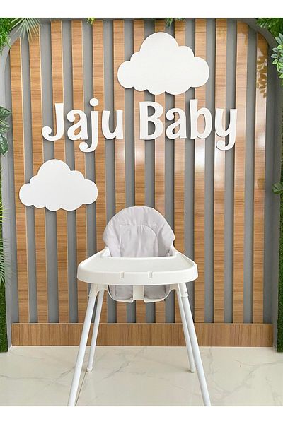 Jaju Baby Gray High Chair Cushion